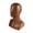 Wood grain color, variant on Jesscasday Male Mannequin Head Sculpture for Hat and Wigs Display with Textured Wood Look