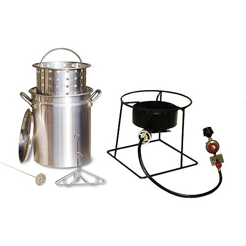 King Kooker 30-Quart Propane Turkey Fryer and Outdoor Cooker Package ...