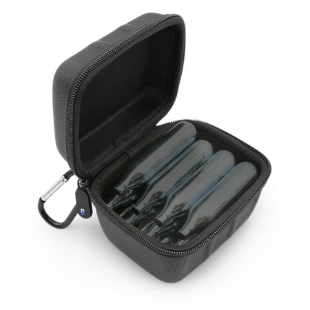 CASEMATIX Co2 Cartridges 12 Gram Holder Case fits 8 16 12 Gram Co2 Cartridge Refills for Crosman Umarex Daisy Leland and More Air Rifle Air Pistol and Airsoft Pellet Gun Co2 Cartridges for BB Gun
