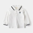 thumbnail image 2 of UAYOTSE Little Boy Summer Casual Polo Shirt Short Sleeved Basic Polos Versatile Pullover T Shirt Loose Outdoor Tops,Sizes 3-4 Years, 2 of 9