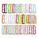 thumbnail image 3 of 50 uds/100 Uds collar hawaiano Tropical Hawaii guirnalda de flores de tela decoración de fiesta, 50pcc, 11 Feliz Sencillez, 3 of 4