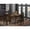 Black, variant on East West Furniture Monza 5-piece Traditional Wood Dining Set in Black/Cherry