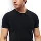 thumbnail image 2 of Playera Negra Cuello Redondo Manga Corta Básica Muscle Fit Para Hombre, 2 of 4