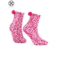 thumbnail image 2 of Luxtrada 2 Pairs Valentine's Day Socks Fuzzy Plush Socks Colorful Soft Socks Cake Socks for Women, 2 of 10