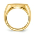 thumbnail image 2 of 14K Yellow Gold Ring Band Signet 18.0x18.5mm Open Back Men's, Size 9, 2 of 5