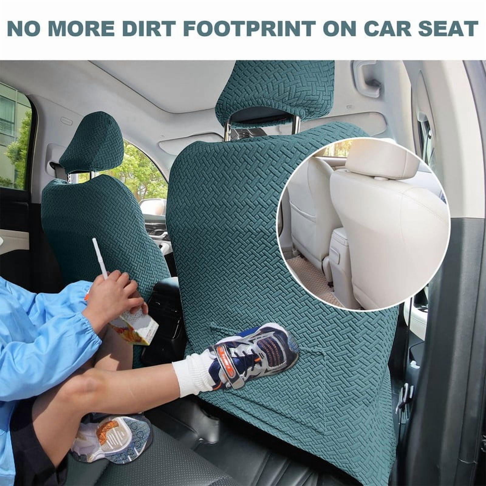 (Pack of 2) All-inclusive Car Front Seat Covers, Universal Auto Front Seats Protector Fits for Car, SUV, Truck, Blue