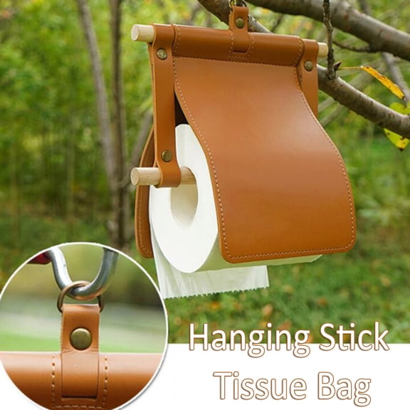 YZEGDCH Under $15 Wall Mount Self Adhesive Toilet Paper Holder Modern Paper Roll Holder Toilet Paper Storage Bathroom Accessories,PU