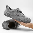 thumbnail image 4 of ZELAND Unisex Genuine Leather Outdoor Casual Sport Shoes - Breathable Summer Hiking & Walking Sneakers for Men and Women, Big Size Available, 4 of 6