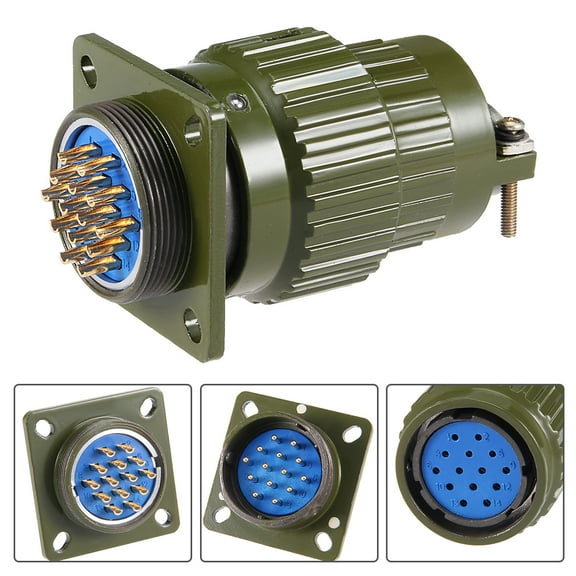 Aviation Connector, 28mm 14P Y2M28-14TK Waterproof Male Wire Panel Power