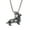 Corgi with Chain, variant on Men's Stainless Steel Domineering Unique Sheepdog Hound Collie Bulldog Pet Animal Dog Pendant Necklace Rottweilers No Chain