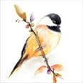 thumbnail image 2 of Great Art Now Watercolor Chickadee I by Diannart, Framed Wall Art, 13W x 13H, 2 of 3
