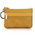 thumbnail image 2 of ✪ Soft Men Women Card Coin Key Holder Zip Genuine Leather Wallet Pouch Bag Purse, 2 of 17