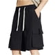 thumbnail image 2 of Puntoco Pantalones Cortos Cargo Ligeros Y Transpirables Para La Playa Al Aire Libre, Informales, Diarios, Para Hombre, Negro Xxxl, 2 of 8