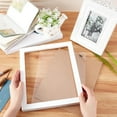 thumbnail image 3 of 8x10 Picture Frame Natural Wood Photo Frames Collage Display Photos Decorative Art Prints Picture Frame for Wall Hanging and Table Top Display Home Decoration White White DIY, 3 of 7