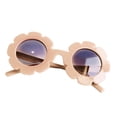 thumbnail image 1 of Lunettes de Soleil à Fleurs pour Enfants, Lunettes à Fleurs Rondes pour Tout-Petites Filles, Lunettes de Soleil Mignonnes pour Bébé, Extérieur Plage Colorées, 1 of 4