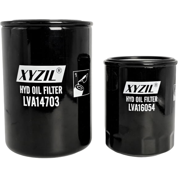 Transmission Hydraulic Oil Filter Kit LVA14703 LVA16054 Compatible with John Deere 2032R 2036R 2038R 3025E 3032E 3036E 3038E