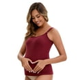 thumbnail image 4 of Unique Bargains Women's Maternity Thermal Camisoles with Built-In Bra M Red, 4 of 6