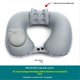 thumbnail image 4 of 2 Pcs Inflatable Bath Pillows for Tub Bath Head and Neck U Shaped Blow up Full Body Travel Pillow with Adjustable Button Bath Tub Pillows for Airplanes Shower Spa, 4 of 5