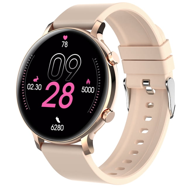 Riwcyla HW36 1.28 Inches Smartwatch IP67 Waterproof Sports Watch BT5.0 Intelligent Watch Fitness Multifunctional Watch Compatible with Android5.0/ iOS9.0