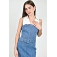 thumbnail image 4 of Vestido denim combinado Roman Fashion /Juvenil, 14721 (Azul medio) azul G, 4 of 4