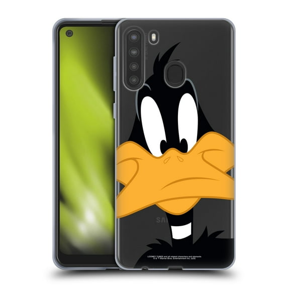 Head Case Designs Officially Licensed Looney Tunes Personajes Daffy Duck Soft Gel Case Compatible with Samsung Galaxy A21 (2020)