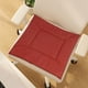 thumbnail image 1 of Cojín de lino multicolor para silla - Cojín cuadrado de 40 x 40 cm para comedor, oficina y salón - Suave, duradero y lavable - Gris, caqui, verde, azul, marrón, rosa, naranja, morado y vino, 1 of 7