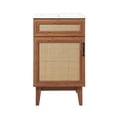 thumbnail image 7 of JONATHAN Y Javer 20 in. W x 18 in. D x 33 in. H, Rattan 2-Shelf, Bath Vanity Cabinet ONLY, Walnut, VAN1008B, 7 of 7