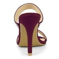 thumbnail image 3 of BLISSFUL STEP Women's Open Toe Stiletto High Heel Rhinestone Mules Sandals, 3 of 6