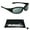 Black Mirror Smoke, variant on Bikershades Motorcycle Sunglasses Foam Padded PETITE Women, Girls and Boys.