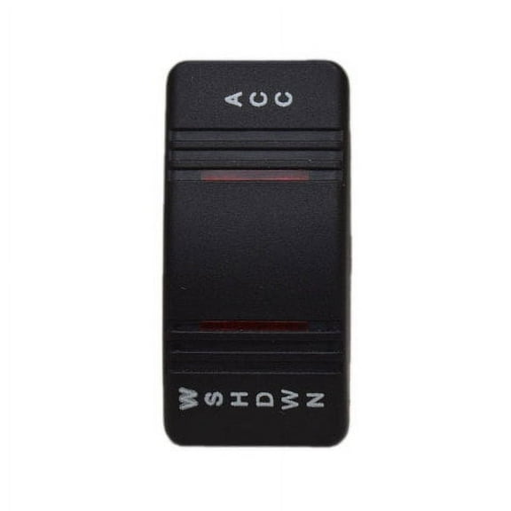 Carling Boat Rocker Switch Actuator | WSHDWN ACC Black Lighted