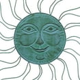 thumbnail image 4 of DecMode Teal Metal Indoor Outdoor Sun Wall Decor with Wire Frame, 4 of 8