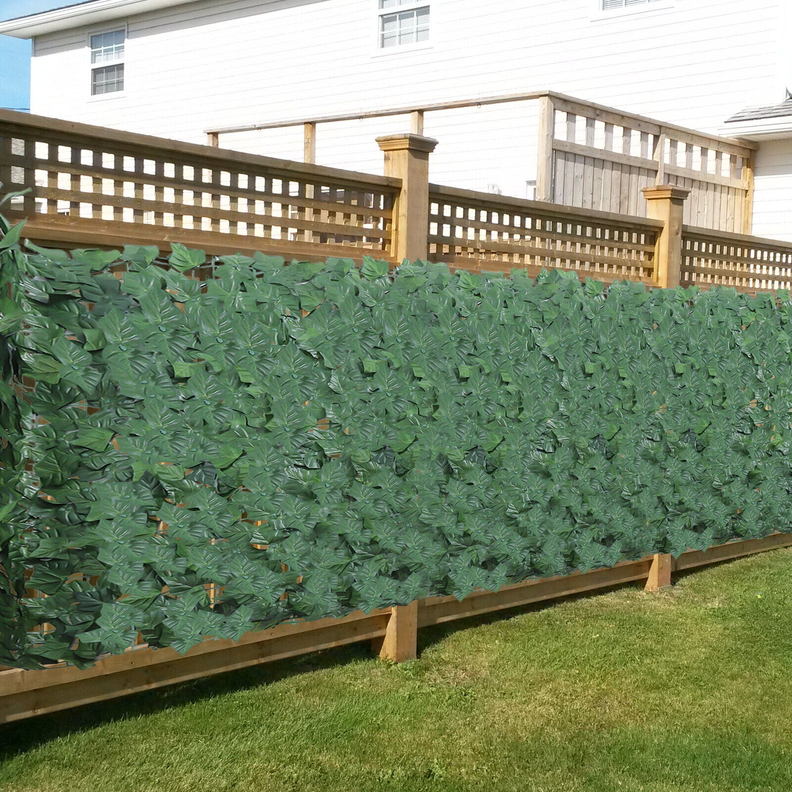 DENEST 1m*3m Artificial Privacy Fence Wall Screen Faux Ivy Leaf Outdoor