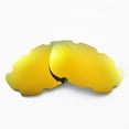 thumbnail image 5 of Walleva 24K Gold Polarized Vented Replacement Lenses + Yellow Earsock + Yellow Bolts For Oakley Split Jacket Sunglasses, 5 of 7