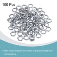 thumbnail image 3 of Unique Bargains 9mm ID 1/8IP Filetage Blocage Fixations Hexagonale Écrou Galvanisé 100 Pack, 3 of 5