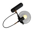 thumbnail image 1 of Bearachild Lámpara de pared Dormitorio Atmósferas Noche E27 Luz Decorativo Desmontable Pasillo Pasillo Iluminación de entrada con tornillos Iluminación y accesorios Negro Bearachild HA065820-02B, 1 of 6