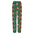 thumbnail image 5 of HXWCHs Women's High Waist Casual Jogger Sweatpants WITH Print Elastic Ties for Everyday Soft Comfort XL Green, 5 of 5