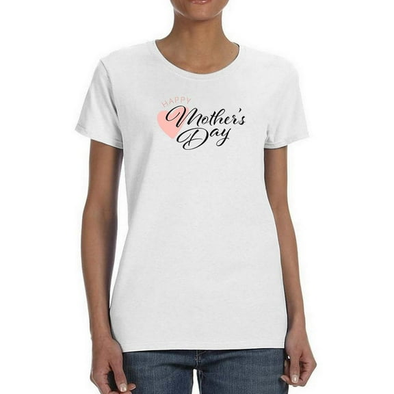 Mothers Day Celebration Shaped T-Shirt Women -Image by Shutterstock, Female x-Large
