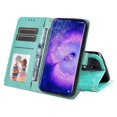 thumbnail image 5 of Funda tipo cartera GANGXUN para OPPO Find X5 , diseño girasol, cuero PU, soporte, cierre magnético, tarjetero, 5 of 5