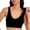 Black, variant on Alun Seamless Jelly Bras for Women Light Support Wireless Bralette Lightweight Breathable Stretchy Comfortable Soft Smooth Pull on Bras Simple Solid Color Daily Wear White XL