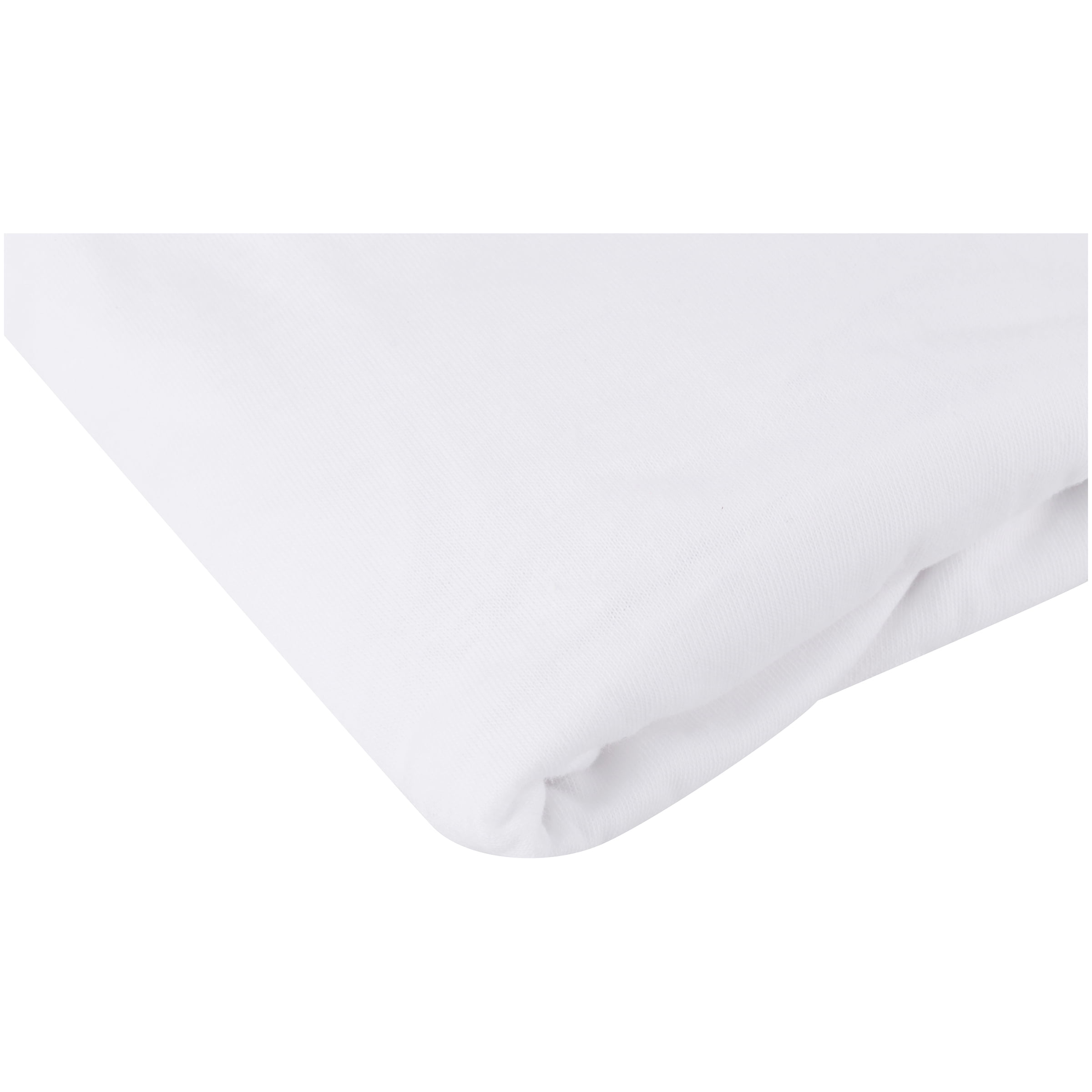 American Baby Company TL Care 100% Natural Cotton Fitted Mini Crib Sheet 38" x 24" - Soft & Breathable Small Nesting Portable Crib Sheet, Fits Pack N Play Mattresses, White, for Boys & Girls