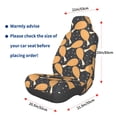 thumbnail image 3 of Yiaed Chicken Legs Print Car Seat Covers,Universal Auto Seats Protector Fits for Car,SUV Sedan,Truck,Automotive Seat Covers & Accessories, 3 of 5