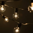 thumbnail image 5 of G40 Clear String Lights with Green Wire, 5 of 8