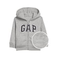 thumbnail image 1 of Sudadera con Capucha y Cierre con Logo GAP para Bebés de 12 a 18 Meses, 1 of 3