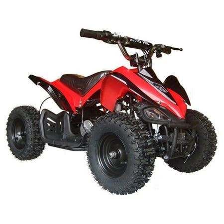 MotoTec 24V Mini Quad V2 Battery-Powered Ride-On, Red