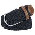 thumbnail image 3 of Stretch Belt Men Women, LELINTA Mens Woven Braided Web Belt 1.3''Width for Golf Casual Pants Shirts Jeans, 3 of 6