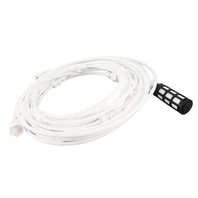 Enfriamiento Por Nebulización, Kit De Manguera De Nebulización Con Boquillas De Filtro De Bomba De 29.5 Pies Fuente De Alimentación Nebulización Al Aire Libre Para Patio,