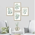 thumbnail image 2 of PixonSign Adhesive Posters Green Leaves Plants Floral Botanical Wall Arts, Set of 4 Nature Wilderness Country/Farmhouse Canvas Prints, Rustic Cozy Zen Wall Décor for Home Decor - 11"x14", 2 of 5
