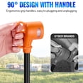 thumbnail image 3 of SPEEDWOW RV Adapter 30 Amp to 15 Amp, NEMA 14-50P to 5-15R Cord 12-Inch, 125V Power Adapter with LED Indicator, Upgraded Handle for Outdoor Camping Generator, ETL Listed, 3 of 8