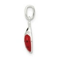 thumbnail image 2 of FB Jewels Sterling Silver Enameled Lady Bug Charm, 2 of 4