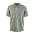 thumbnail image 2 of GrmtClth Polo Shirts for Men Short Sleeve 3 Button Golf Shirts Casual Classic Fit Collar Shirt Summer Stylish Solid Color Polo T Shirts with Pocket Green XXXL, 2 of 4